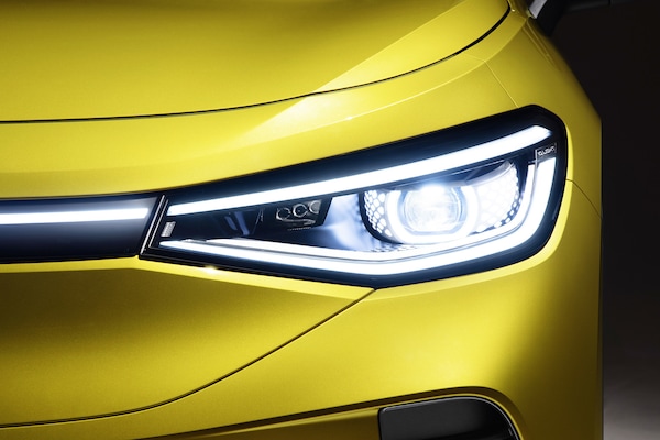 Volkswagen ID.4, la prima con i fari a LED 3D