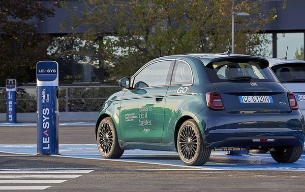 Fiat 500 elettrica, in car sharing con LeasysGO!
