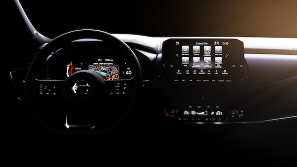 Nuova Nissan Qashqai, prima visione sugli interni