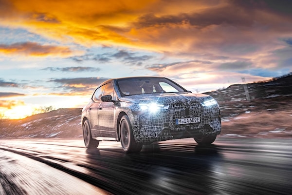 BMW iX, test finali in Scandinavia
