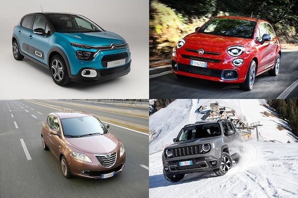 La Top 10 delle auto più vendute in Italia nel 2020