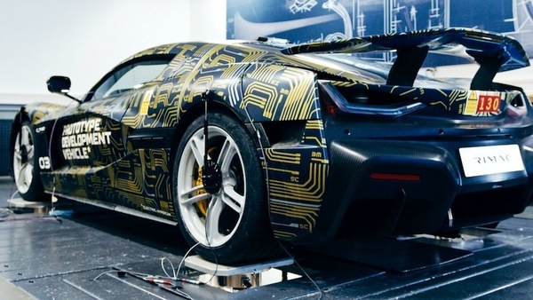 Rimac C_Two, assetto KW finalizzato al banco