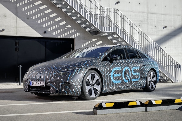 Mercedes EQS, autonomia fino a 770 chilometri