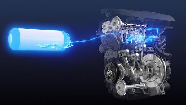 Toyota sperimenta il motore a combustione a idrogeno