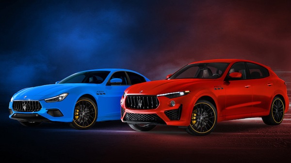 Maserati Ghibli e Levante F Tributo Special edition celebrando Fangio