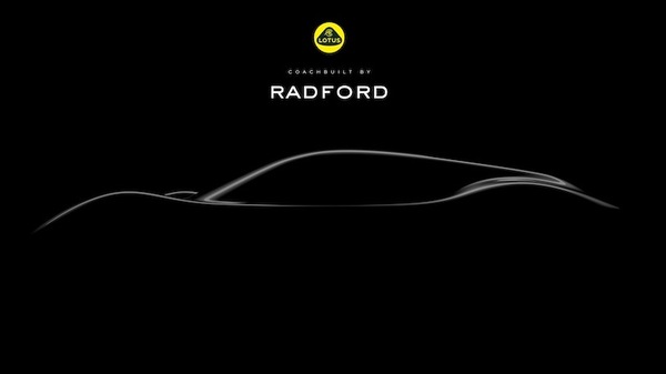 Radford, il carrozziere inglese torna su base Lotus