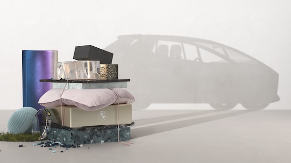 BMW i Vision Circular, a Monaco l'auto 100% con materiali riciclati