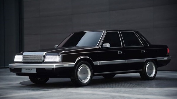 Hyundai Grandeur, restomod elettrico "retro-futuristico" stile anni '80