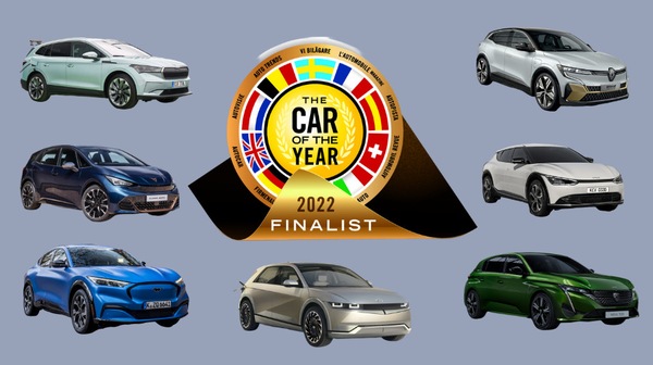Car Of The Year 2022, le sette finaliste
