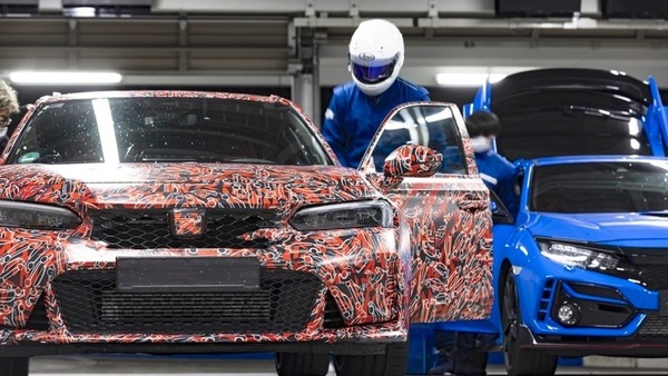 Nuova Honda Civic Type R 2022 si allena a Suzuka