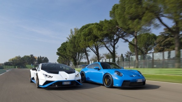 Sul prossimo Auto in edicola: Lamborghini Huracan STO vs Porsche 911 GT3, che sfida!
