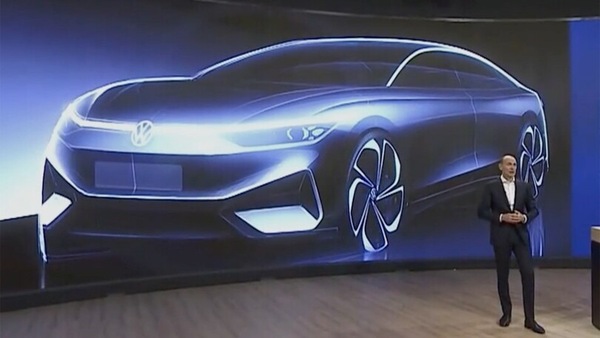 Volkswagen Passat elettrica, ID. Aero B mostra il primissimo teaser