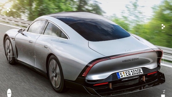 Mercedes EQXX, iniziati su strada i test con tecnologia da F1