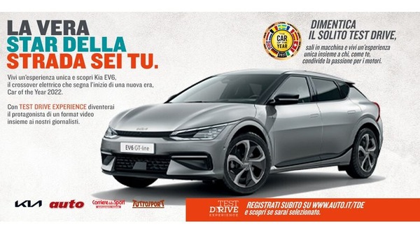 Prova la nuova Kia EV6: con i Test Drive Experience la star della strada sei tu!