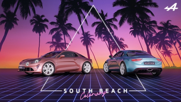 Alpine 110 South Beach Colorway, sportività in stile Ocean Drive