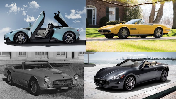 Maserati, le 10 spider e cabrio più iconiche del Tridente