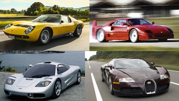 Supercar, le 10 più veloci di sempre dagli anni '60 fino alla Bugatti