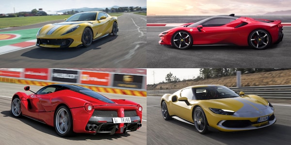 Le 10 Ferrari stradali più veloci di sempre a Fiorano