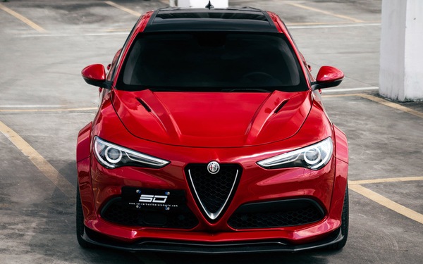 Alfa Romeo Stelvio, che aggressività con il bodykit SD Carbon
