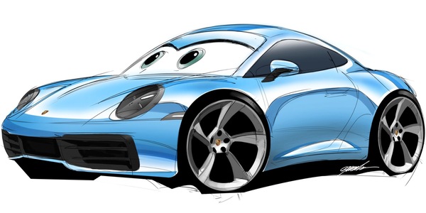 Porsche, all’asta una 911 ispirata alla Sally Carrera del film Cars