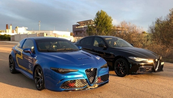 Hanno messo il frontale della Giulia sull'Alfa Romeo Brera