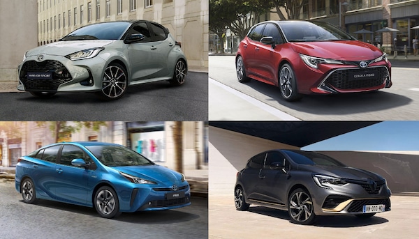 Le 10 auto full hybrid che consumano di meno