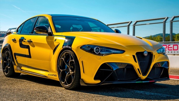 Giulia da Quadrifoglio a GTA con il tuning di PariS'5 GaraGe