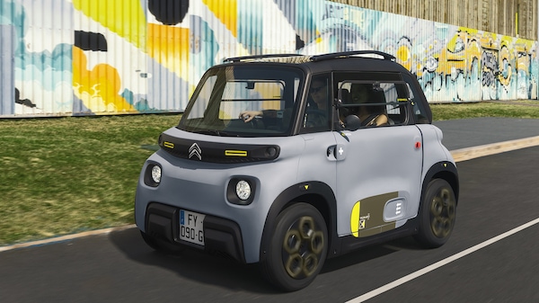 Citroen Ami Tonic, con i dettagli gialli è un top di gamma