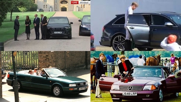 Diana, William e Harry: i reali d'Inghilterra e la passione "Royal" per Audi, Mercedes e Porsche