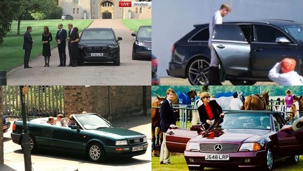 Diana, William e Harry: i reali d'Inghilterra e la passione "Royal" per Audi, Mercedes e Porsche