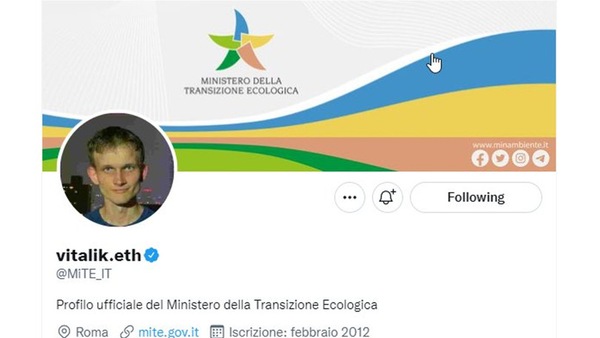 Hacker russo attacca l'account del Ministero per la Transizione Ecologica di Cingolani