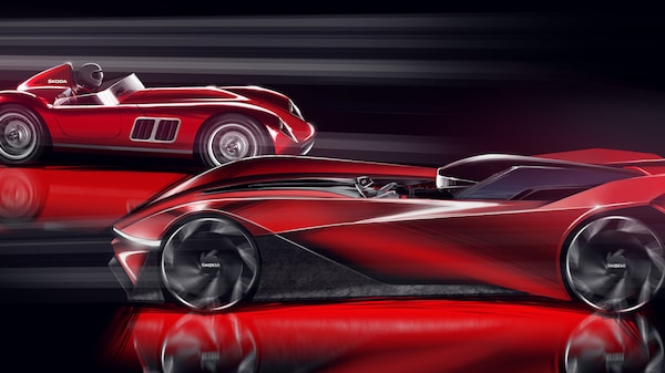Skoda Vision GT, concept da corsa ricordando la 1100 OHC