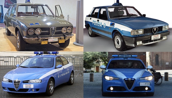 Giulia e le altre: tutte le Alfa Romeo della Polizia di Stato