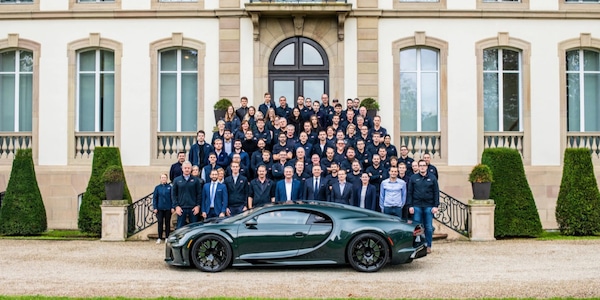 Bugatti Chiron a 400 esemplari, ancora 100 per completare il programma