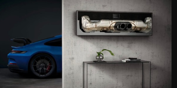 Porsche 911 Soundbar 2.0 Pro, 9.000 euro per lo scarico che fa da altoparlante