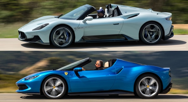 Sul nuovo numero di Auto: Maserati MC20 Cielo e Ferrari 296 GTS, confronto aperto