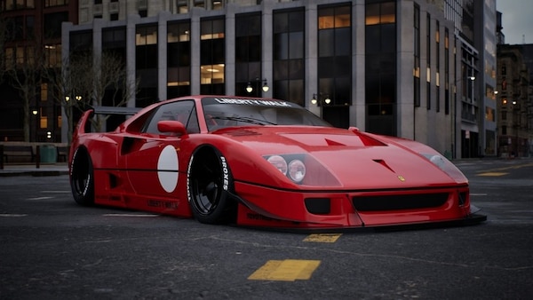 Ferrari F40, a Tokyo con il nuovo tuning di Liberty Walk