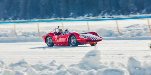 Maserati, eleganza senza tempo anche sul ghiaccio