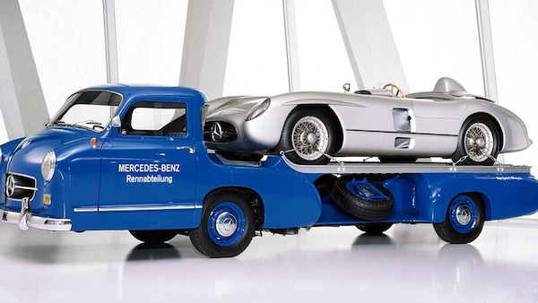 Mercedes “Blue Wonder”, la fantastica bisarca da corsa