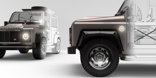 Everrati Shore Tender, conversione del Defender abbinato agli yacht