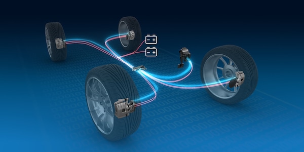 ZF presenta i freni non idraulici, senza fluidi, solo by wire
