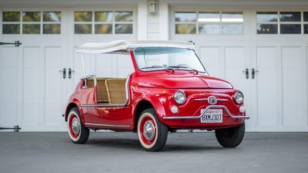 All'asta una Fiat 500D "Jolly" Spiaggina: l'eleganza nata a Capri