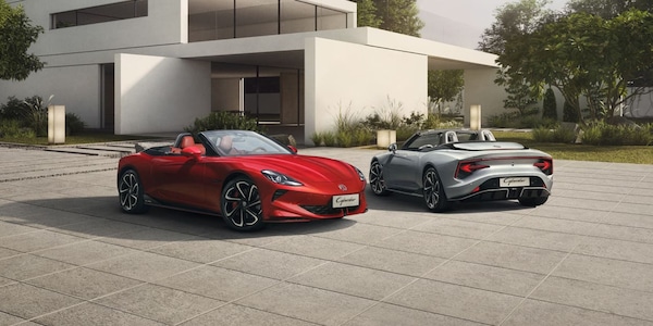 MG Cyberster, prezzo e versioni per l'Italia della spider elettrica