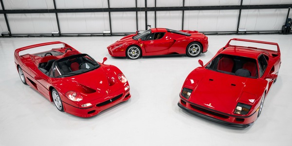 Ferrari F40, F50 ed Enzo: le tre icone all’asta a Miami