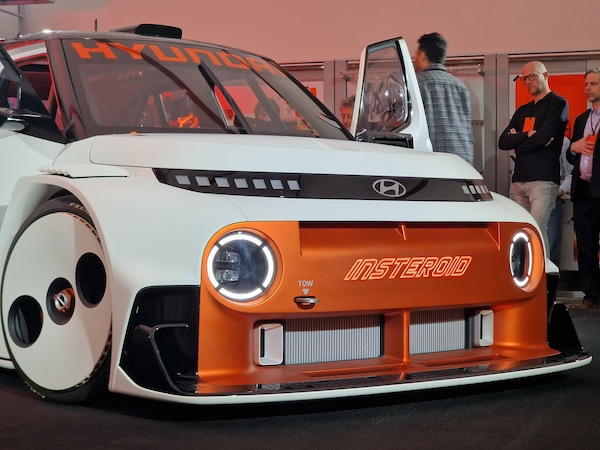 La Hyundai INSTEROID vista da vicino a Seul