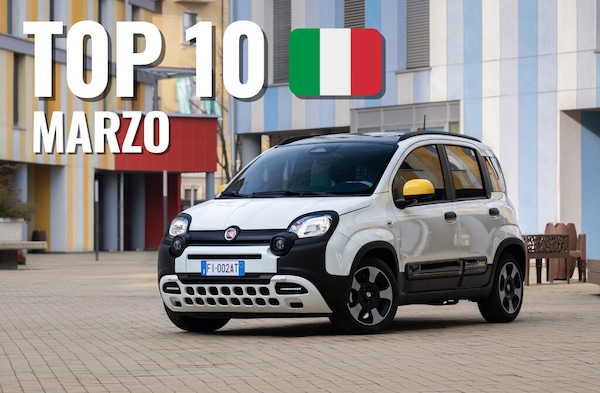 Le 10 auto più vendute in Italia a marzo 2025