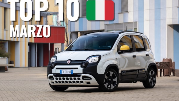 Le 10 auto più vendute in Italia a marzo 2025