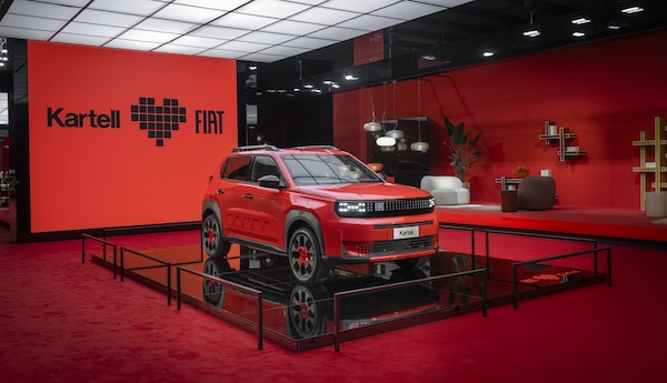 Fiat Grande Panda si tinge di rosso con Kartell
