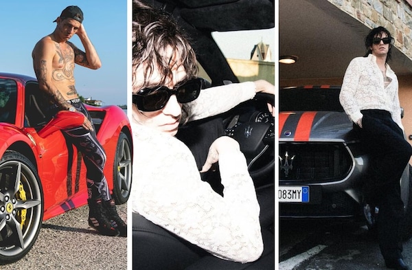 Achille Lauro, amor... per le auto: dal super Suv alla Ferrari