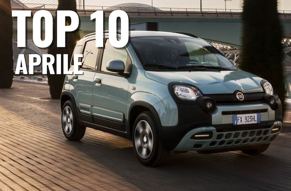 Le 10 auto più vendute in Italia ad aprile 2025